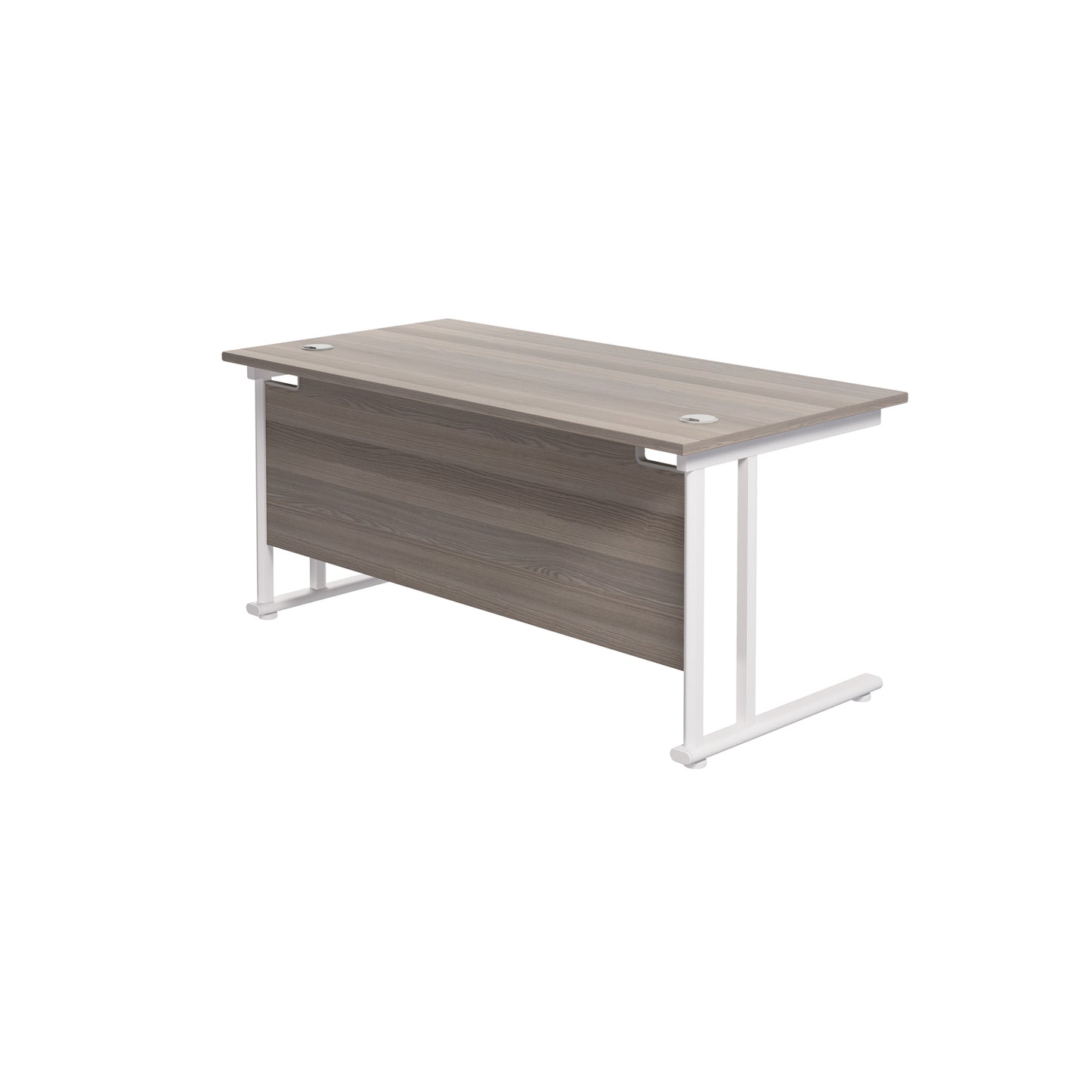 Twin Upright Rectangular Desk: 800mm Deep (FSC)