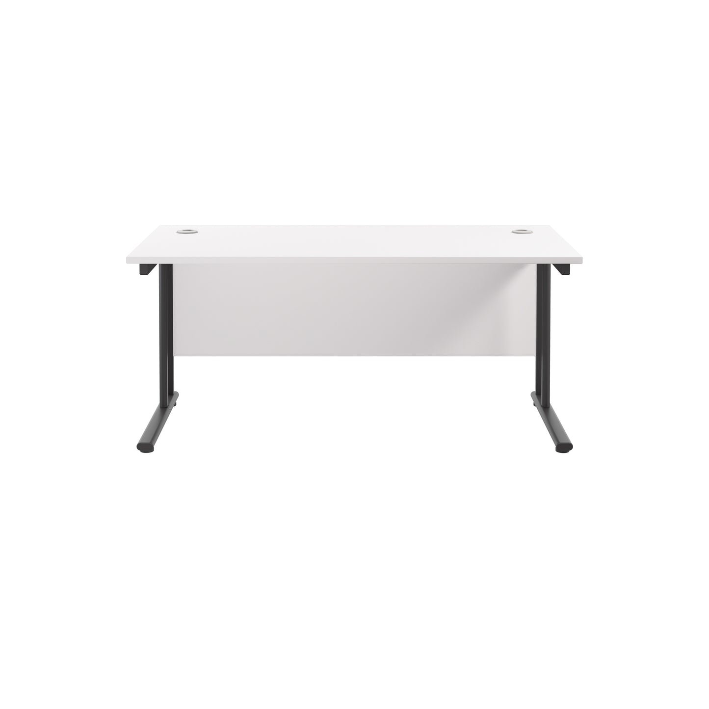 Twin Upright Rectangular Desk: 800mm Deep (FSC)