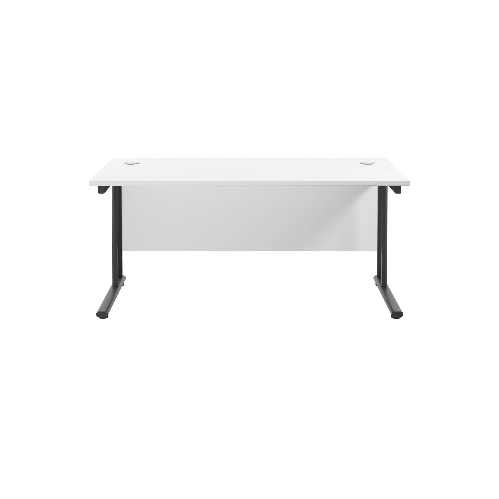 Twin Upright Rectangular Desk: 800mm Deep (FSC)