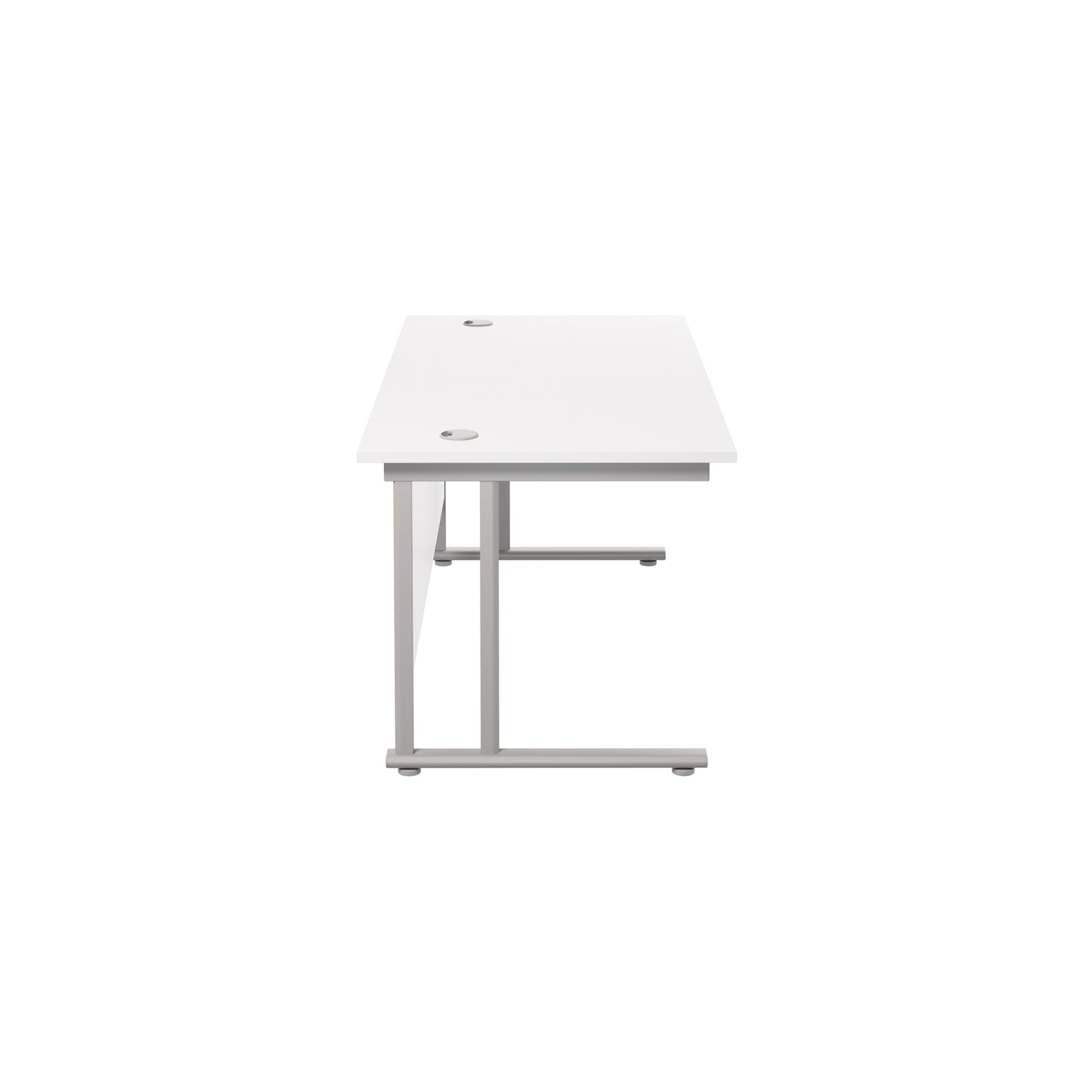 Twin Upright Rectangular Desk: 800mm Deep (FSC)