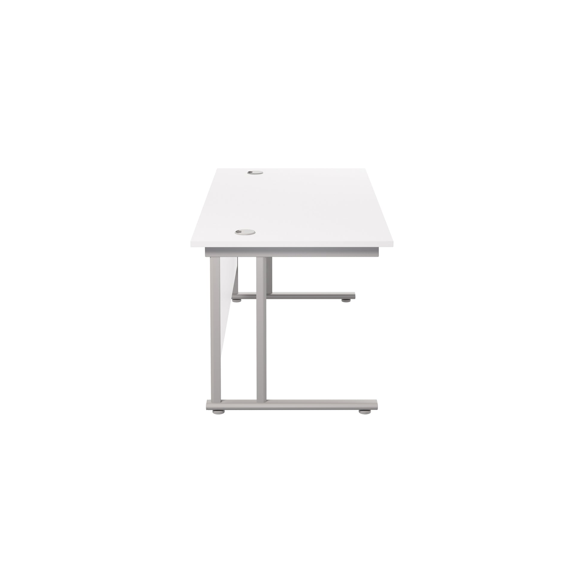 Twin Upright Rectangular Desk: 800mm Deep (FSC)