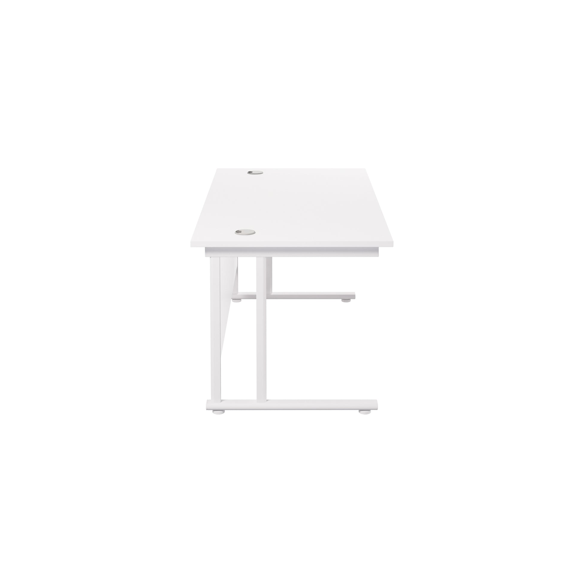 Twin Upright Rectangular Desk: 800mm Deep (FSC)
