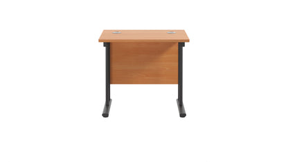 Twin Upright Rectangular Desk: 600mm Deep (FSC)