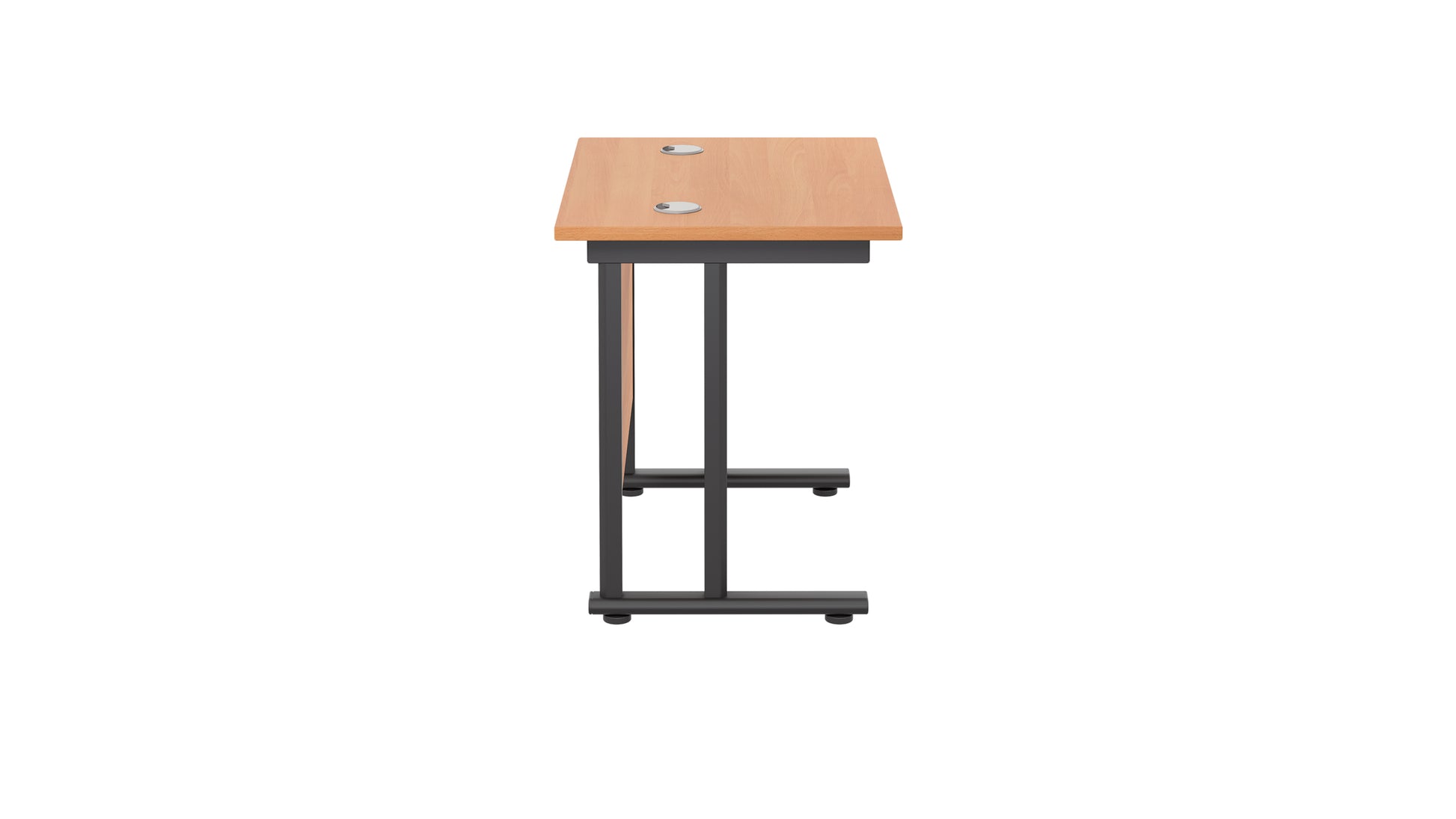 Twin Upright Rectangular Desk: 600mm Deep (FSC)