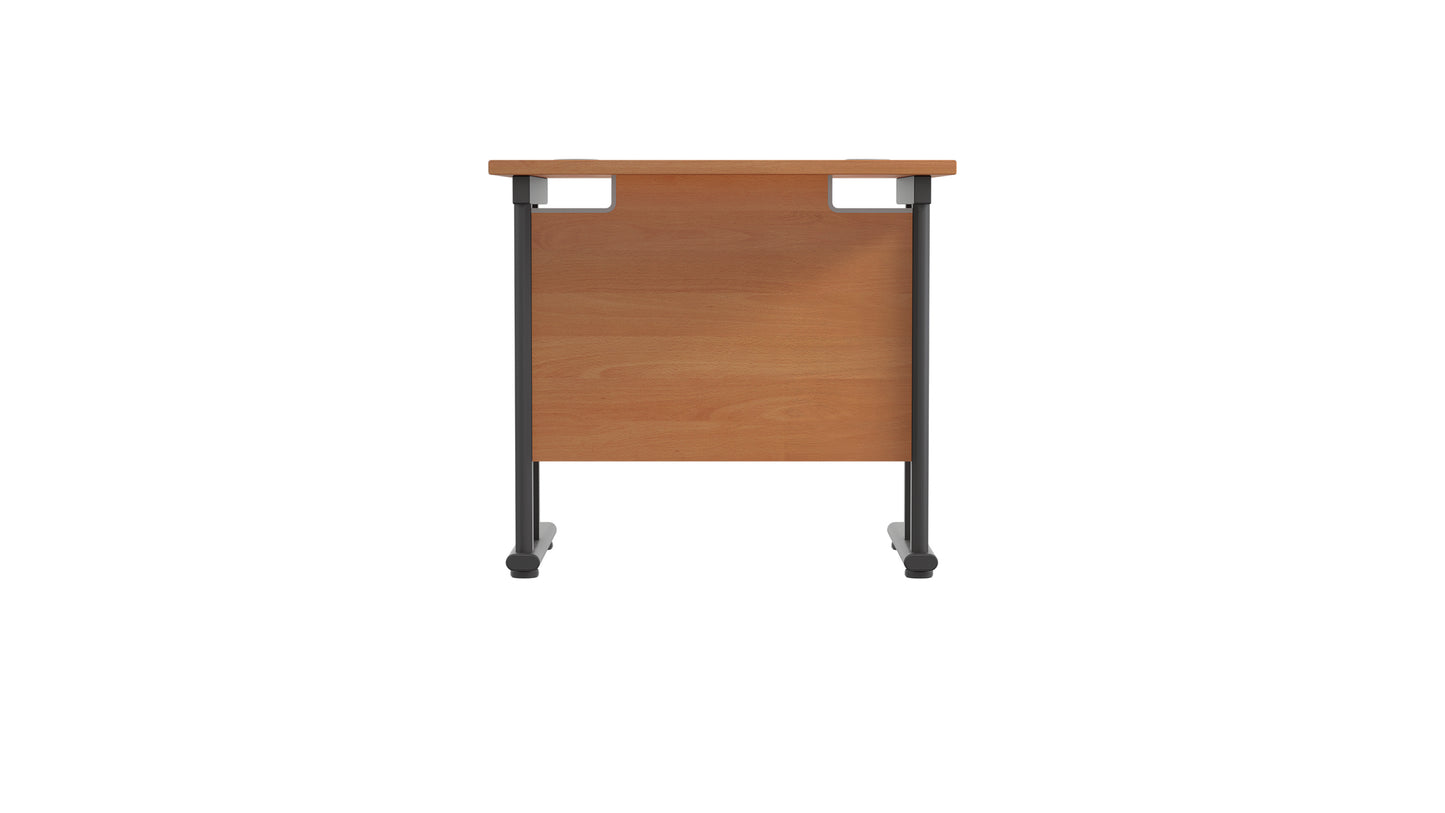 Twin Upright Rectangular Desk: 600mm Deep (FSC)