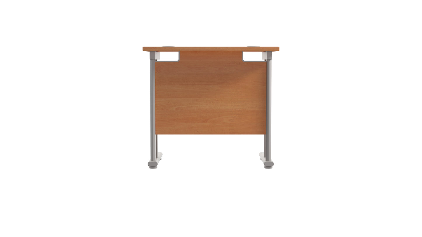 Twin Upright Rectangular Desk: 600mm Deep (FSC)