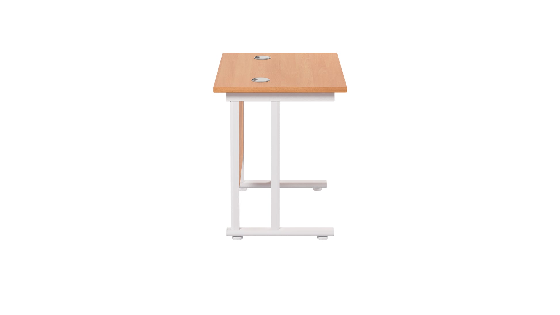 Twin Upright Rectangular Desk: 600mm Deep (FSC)
