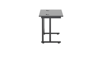 Twin Upright Rectangular Desk: 600mm Deep (FSC)