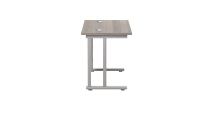 Twin Upright Rectangular Desk: 600mm Deep (FSC)
