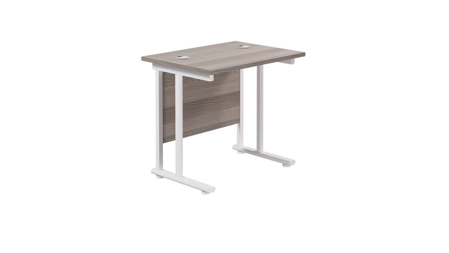 Aztec|Twin Upright|Rectangular|Desk|800x600|Grey Oak-White