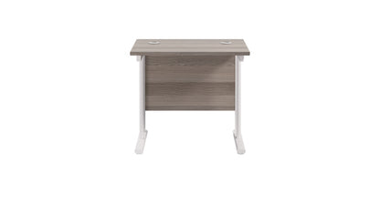 Twin Upright Rectangular Desk: 600mm Deep (FSC)