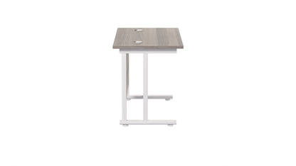 Twin Upright Rectangular Desk: 600mm Deep (FSC)