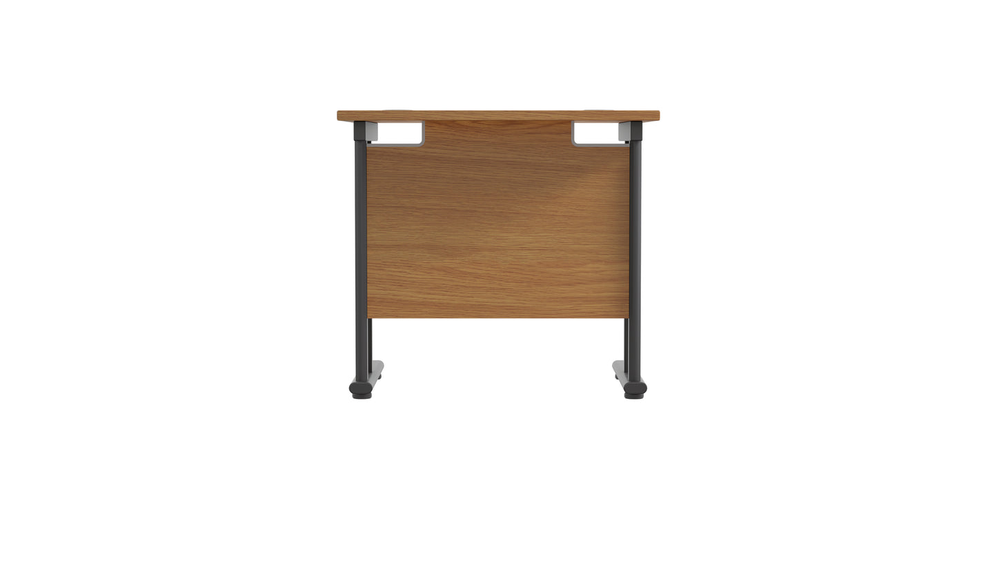 Twin Upright Rectangular Desk: 600mm Deep (FSC)