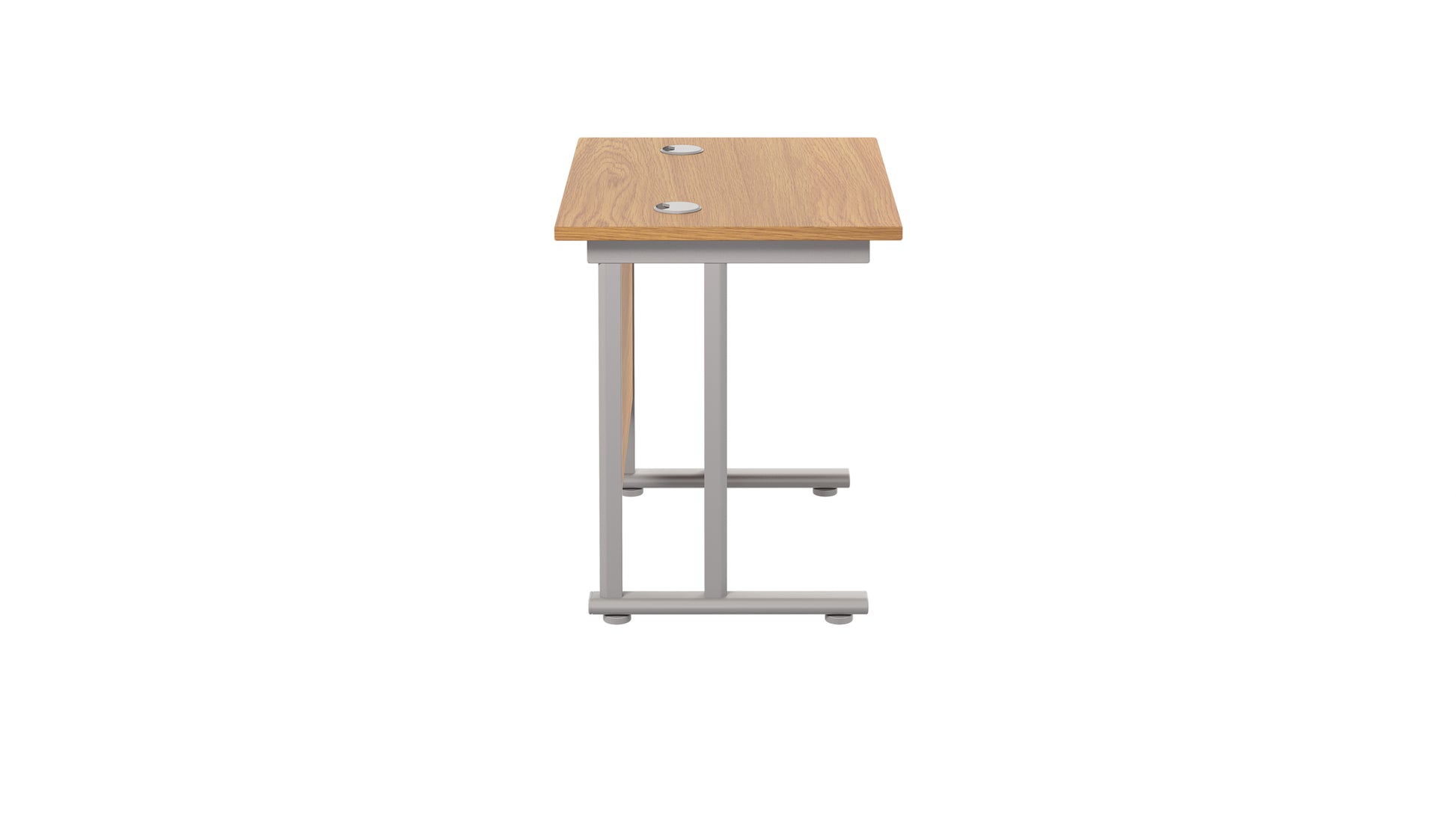 Twin Upright Rectangular Desk: 600mm Deep (FSC)