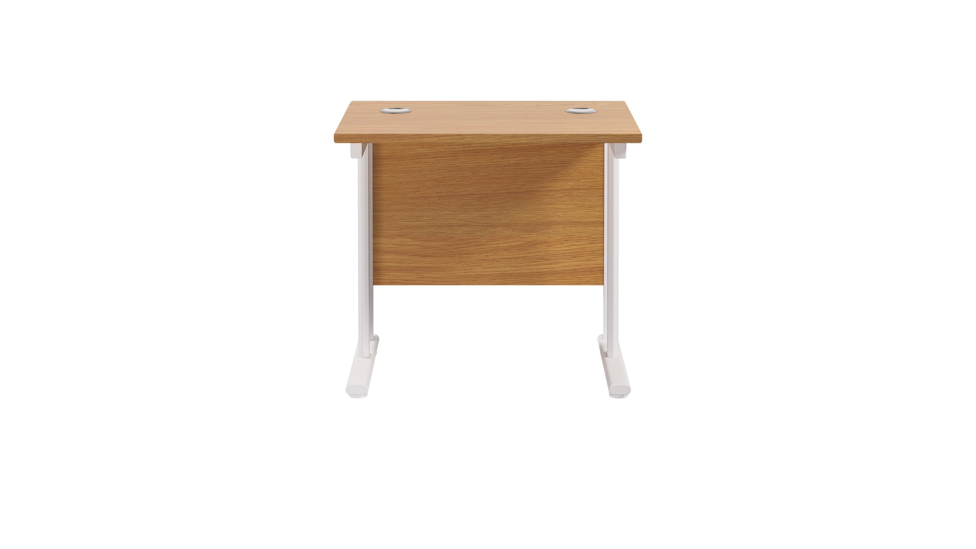 Twin Upright Rectangular Desk: 600mm Deep (FSC)