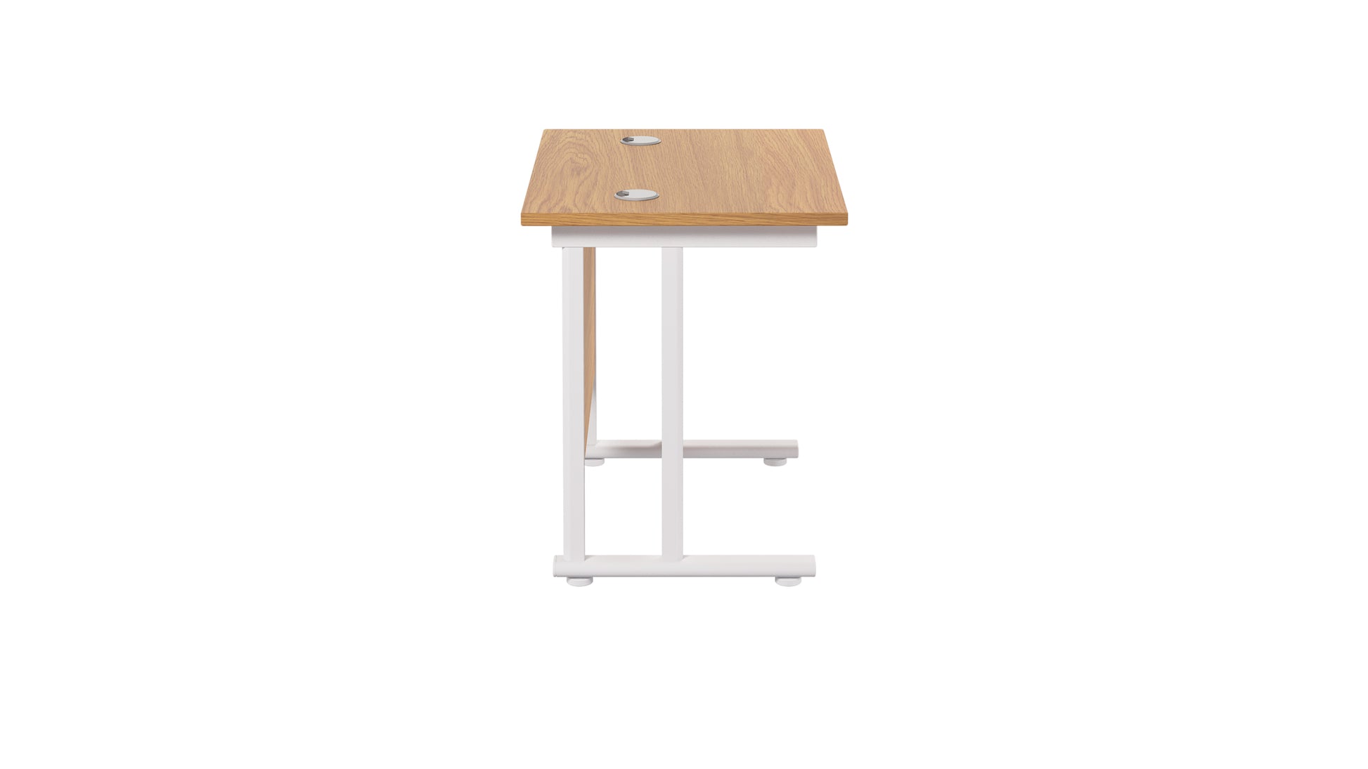 Twin Upright Rectangular Desk: 600mm Deep (FSC)
