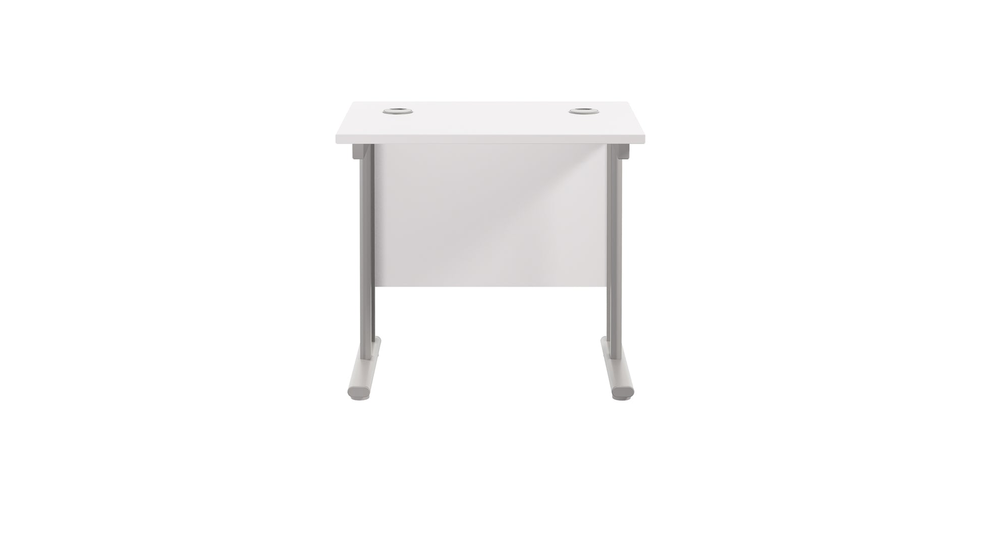 Twin Upright Rectangular Desk: 600mm Deep (FSC)