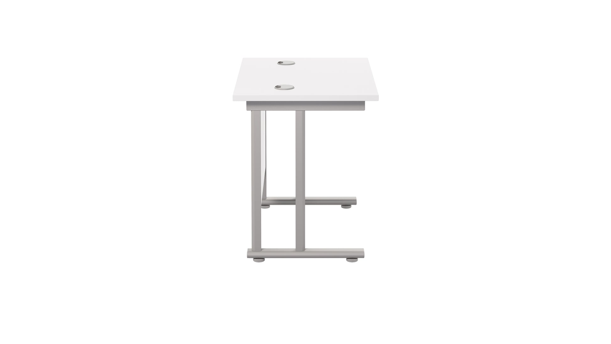 Twin Upright Rectangular Desk: 600mm Deep (FSC)