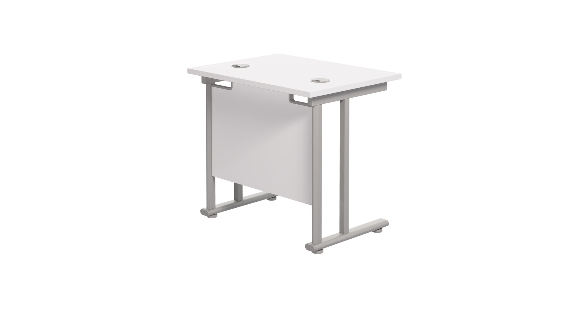 Twin Upright Rectangular Desk: 600mm Deep (FSC)