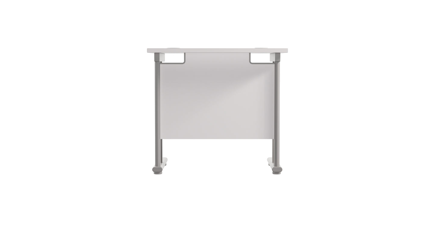 Twin Upright Rectangular Desk: 600mm Deep (FSC)