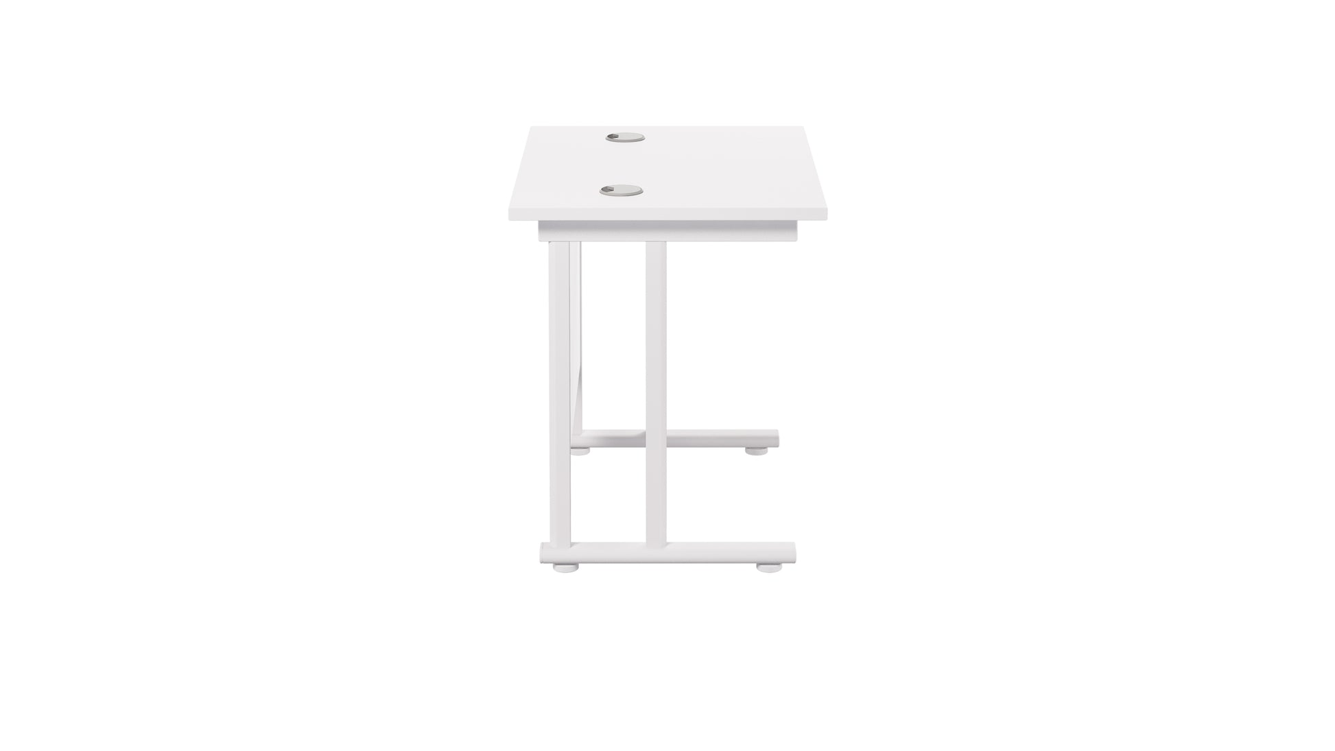 Twin Upright Rectangular Desk: 600mm Deep (FSC)