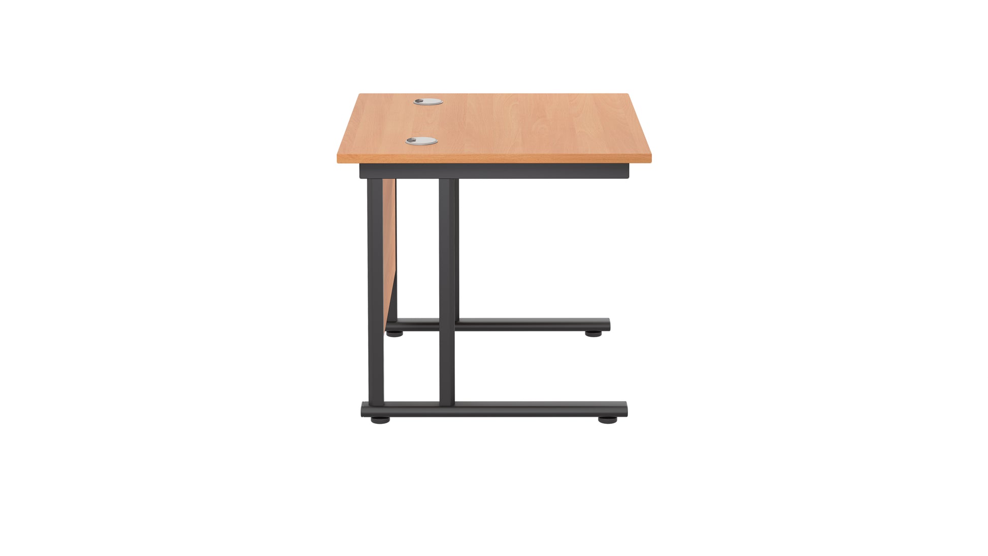 Twin Upright Rectangular Desk: 800mm Deep (FSC)
