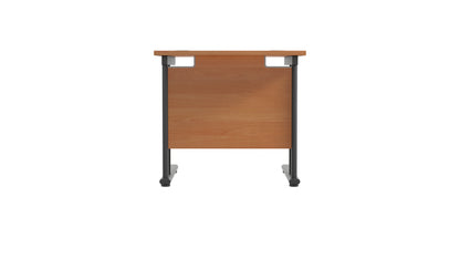 Twin Upright Rectangular Desk: 800mm Deep (FSC)