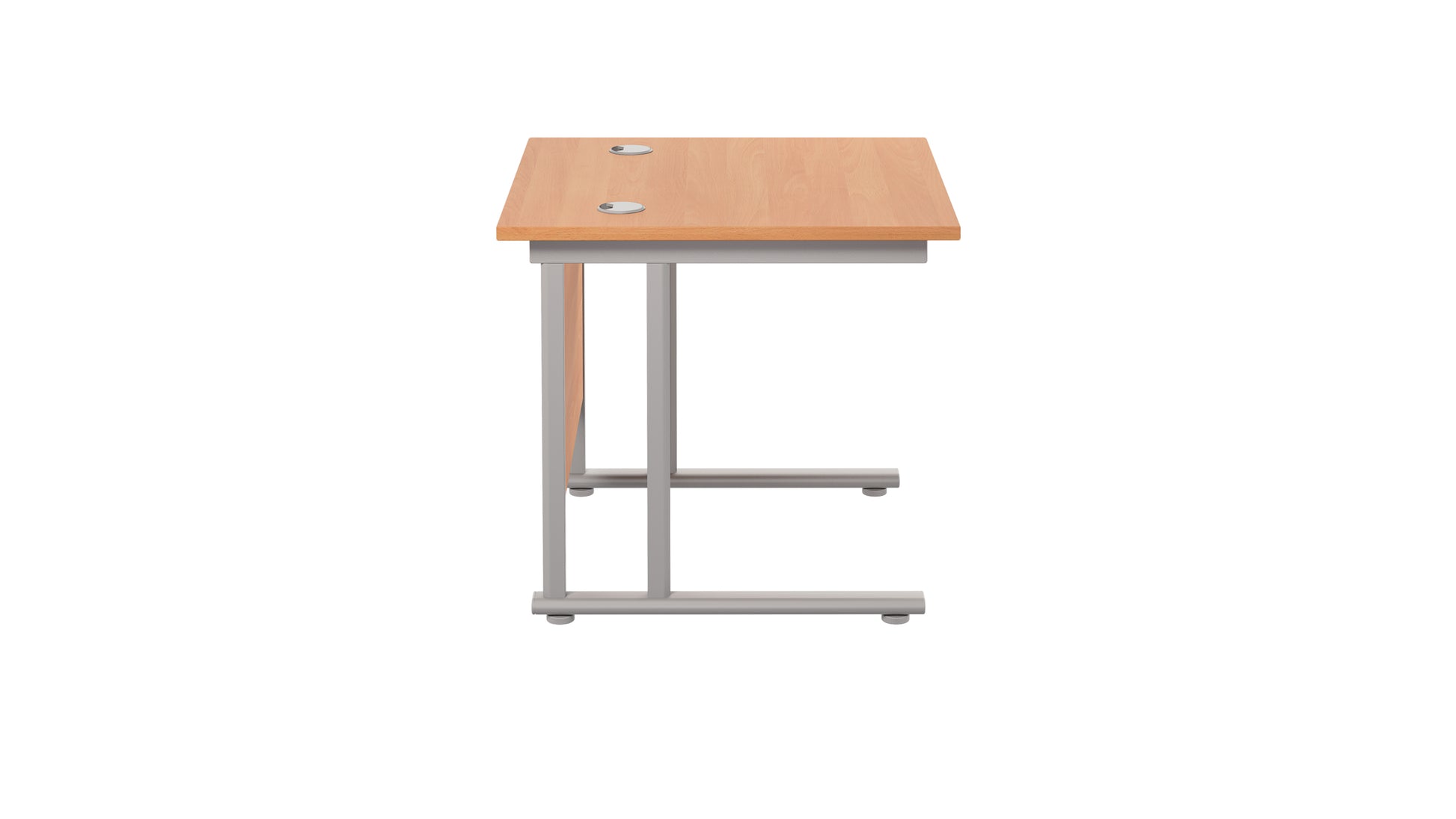 Twin Upright Rectangular Desk: 800mm Deep (FSC)