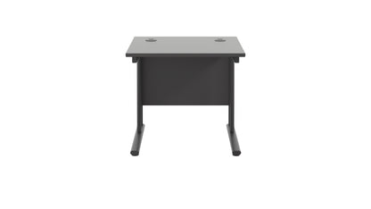 Twin Upright Rectangular Desk: 800mm Deep (FSC)