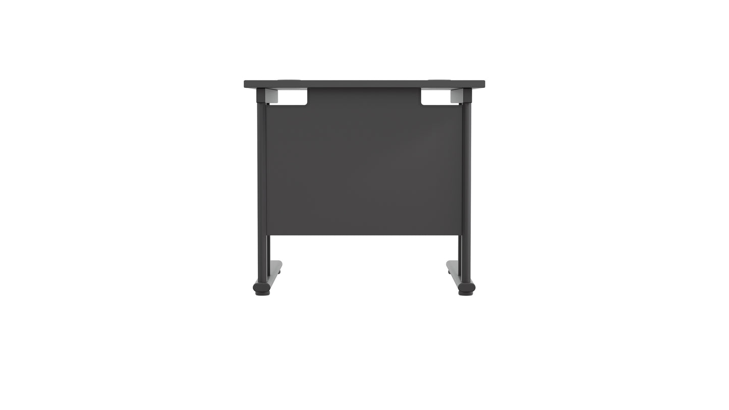 Twin Upright Rectangular Desk: 800mm Deep (FSC)