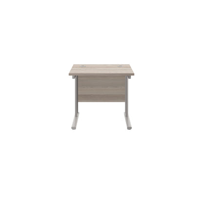 Twin Upright Rectangular Desk: 800mm Deep (FSC)