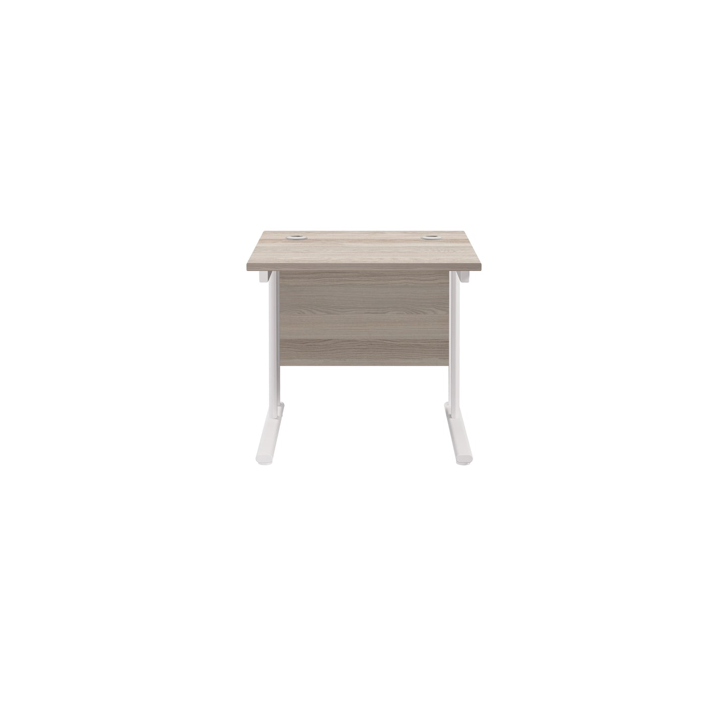 Twin Upright Rectangular Desk: 800mm Deep (FSC)