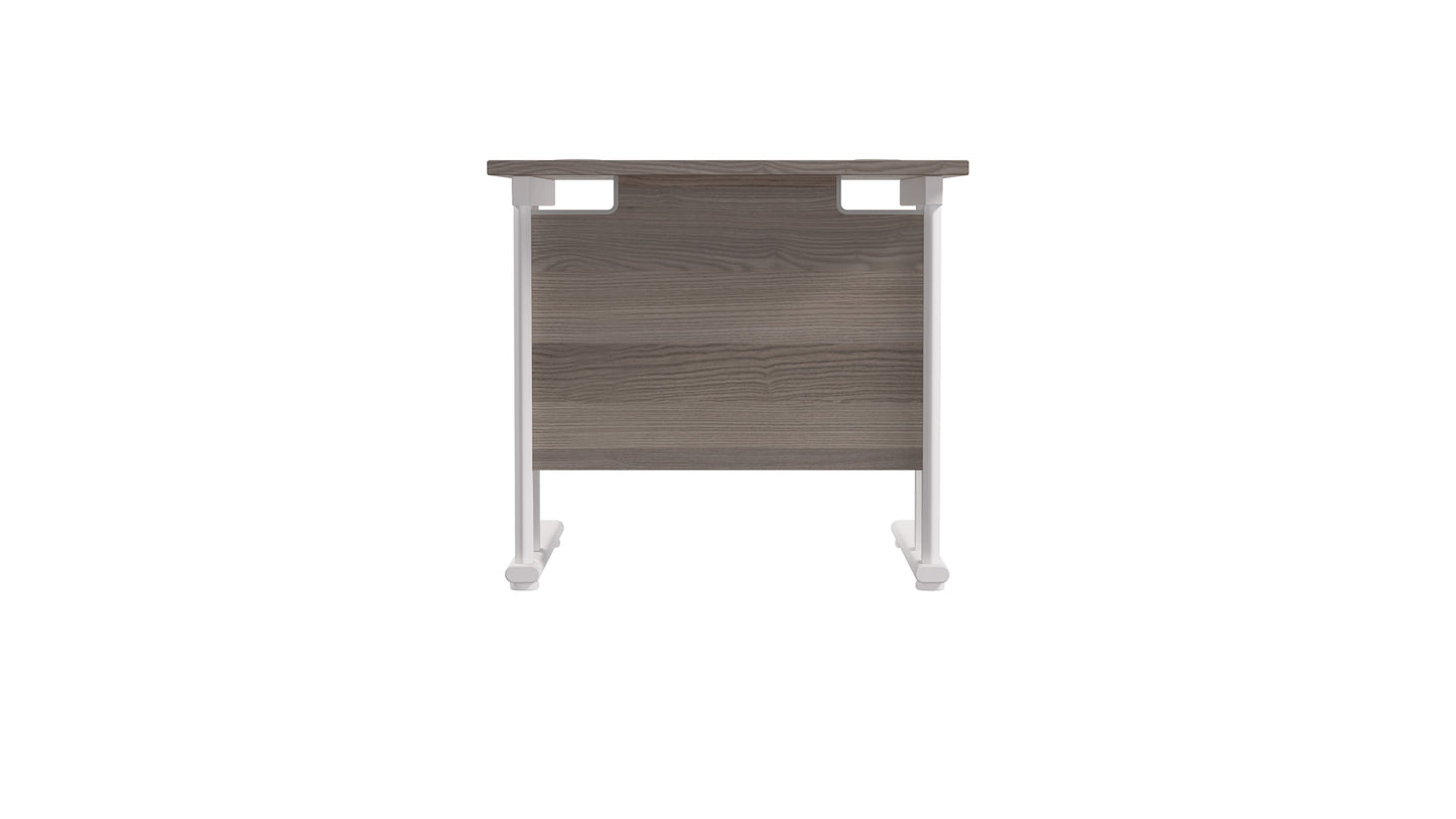 Twin Upright Rectangular Desk: 800mm Deep (FSC)