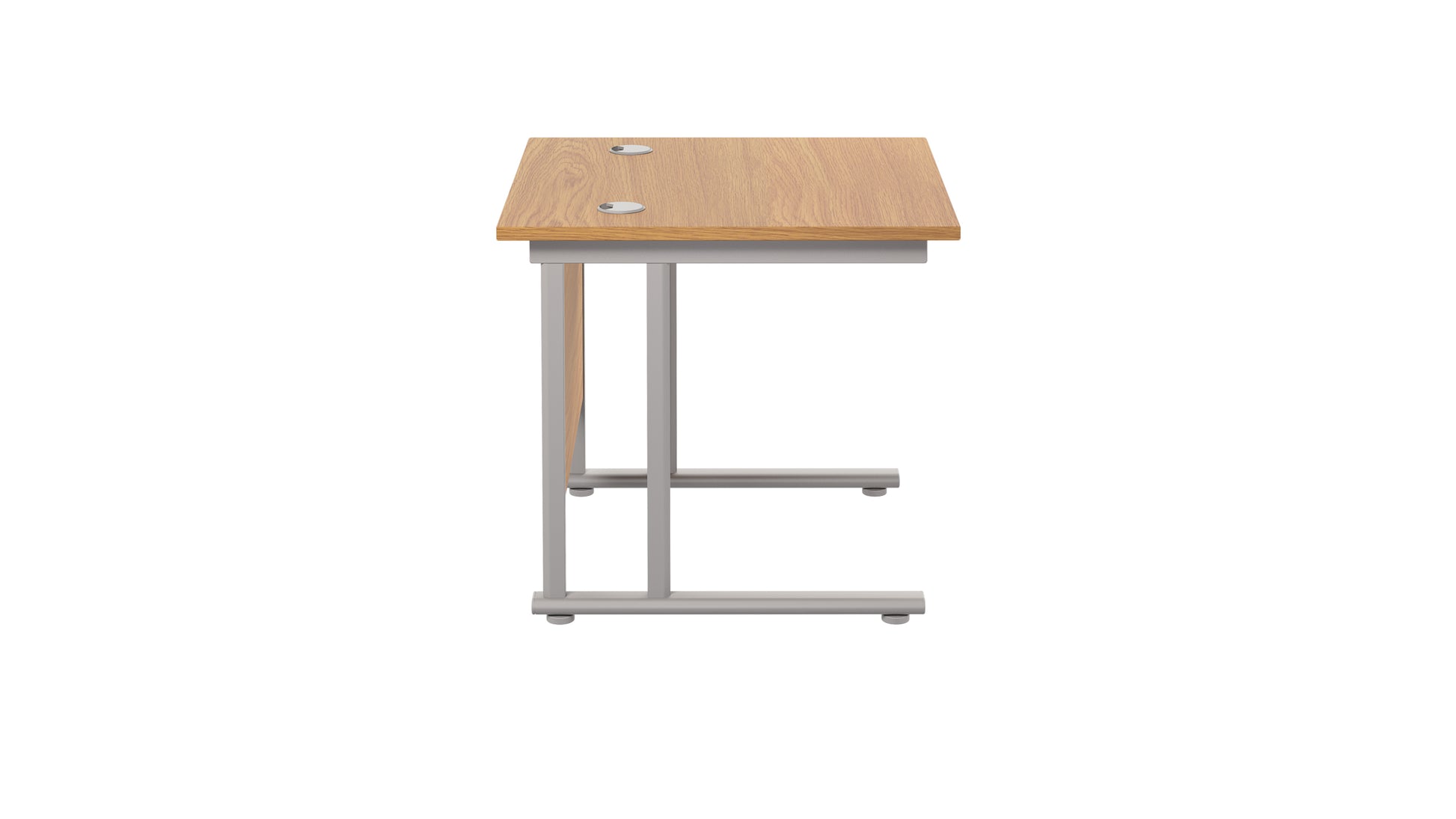Twin Upright Rectangular Desk: 800mm Deep (FSC)