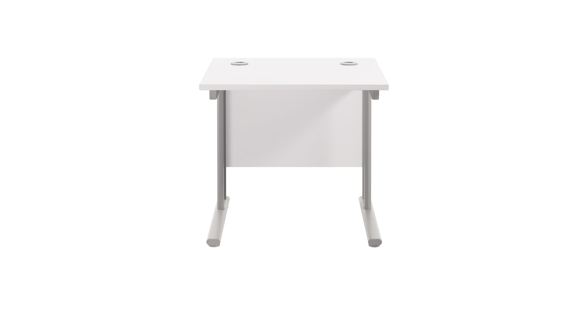 Twin Upright Rectangular Desk: 800mm Deep (FSC)