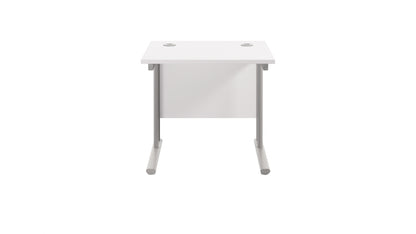 Twin Upright Rectangular Desk: 800mm Deep (FSC)