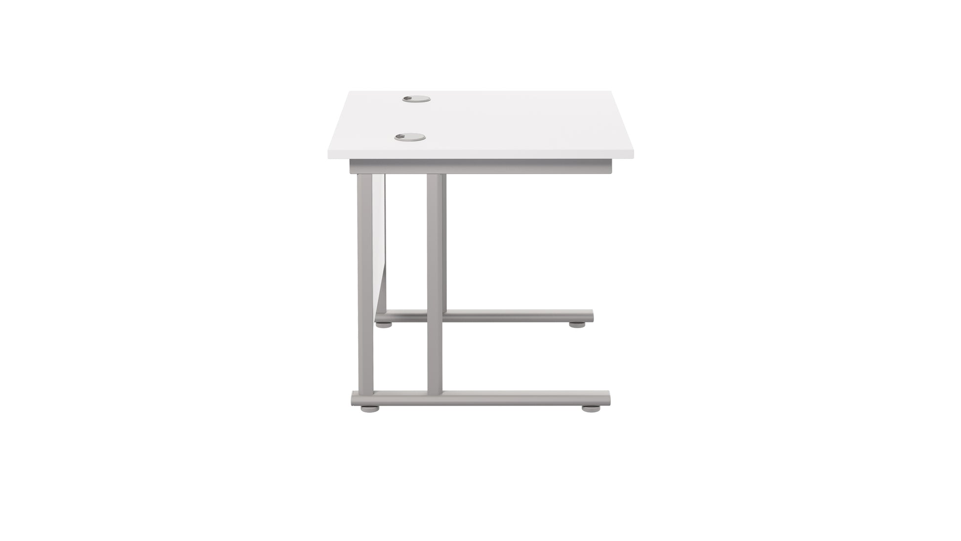 Twin Upright Rectangular Desk: 800mm Deep (FSC)