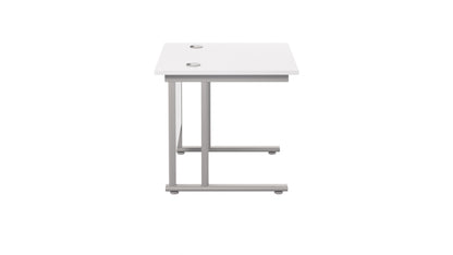 Twin Upright Rectangular Desk: 800mm Deep (FSC)