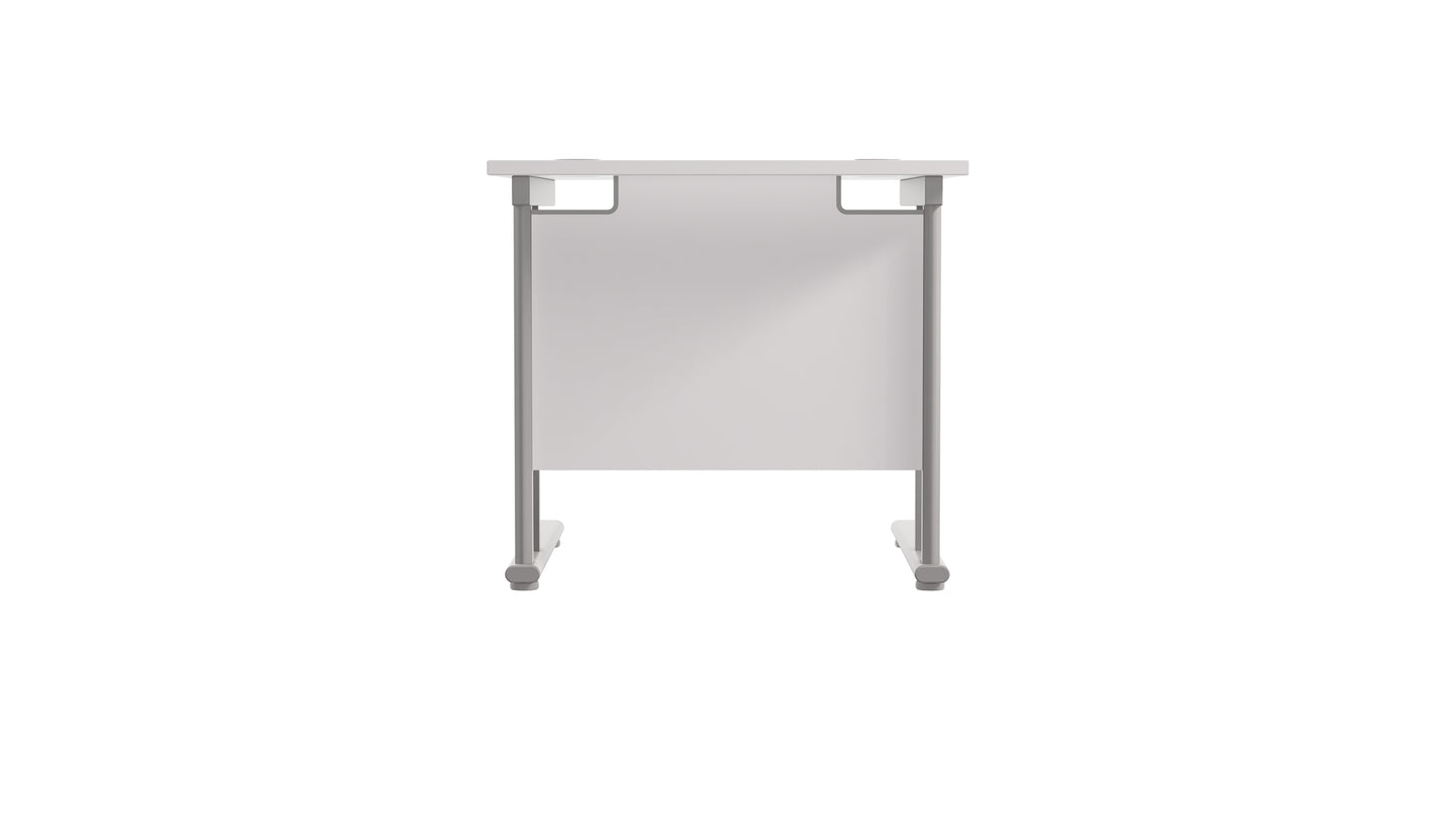 Twin Upright Rectangular Desk: 800mm Deep (FSC)