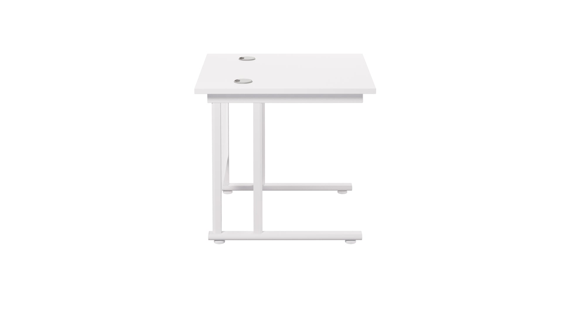 Twin Upright Rectangular Desk: 800mm Deep (FSC)
