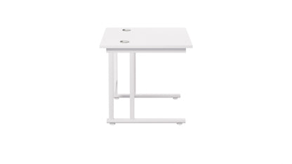 Twin Upright Rectangular Desk: 800mm Deep (FSC)