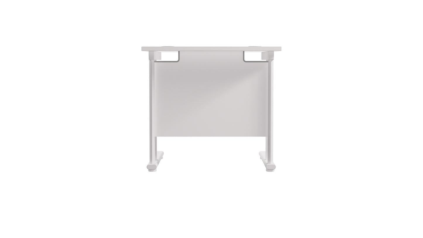 Twin Upright Rectangular Desk: 800mm Deep (FSC)