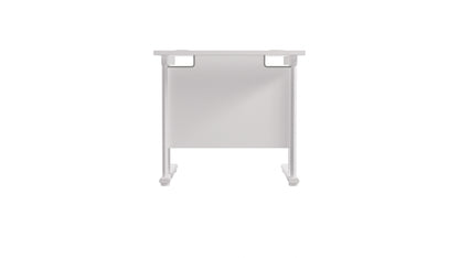 Twin Upright Rectangular Desk: 800mm Deep (FSC)