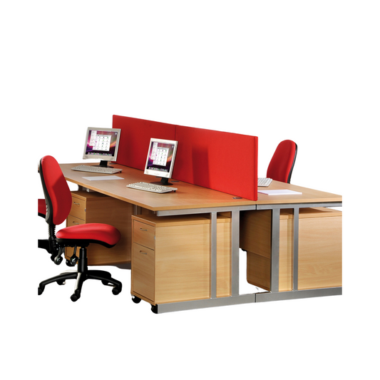 Straight Desk with 2 Drawer Pedestal And Operators Chair
