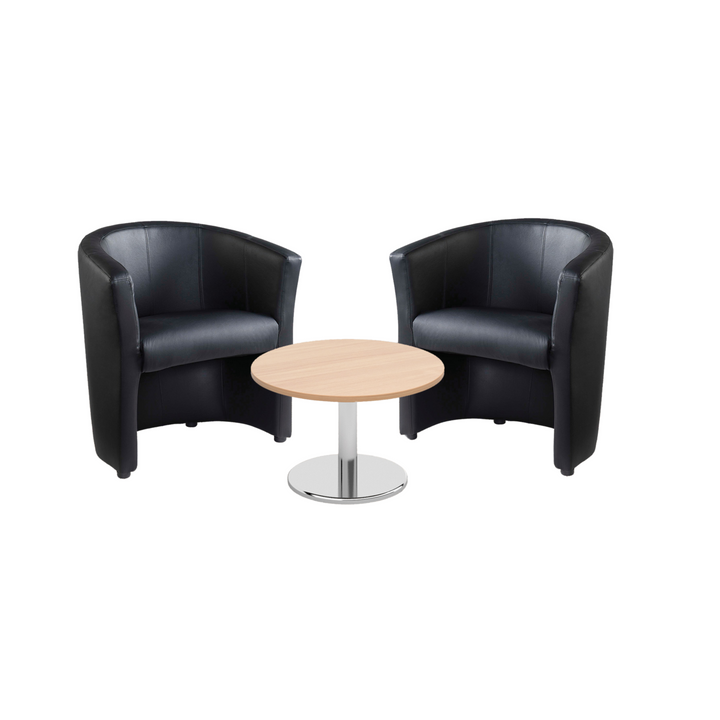 London tub chairs with coffee table