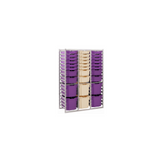 Metalliform Mobile 8000 Triple 54 Tray Static Storage Unit