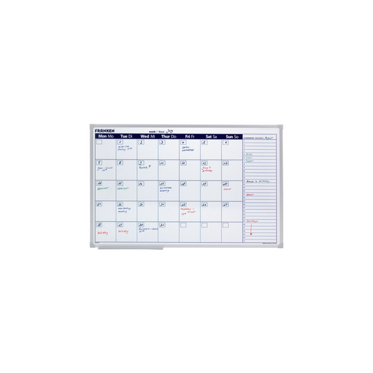 Monthly Planner Day Grid, 90 x 60cm