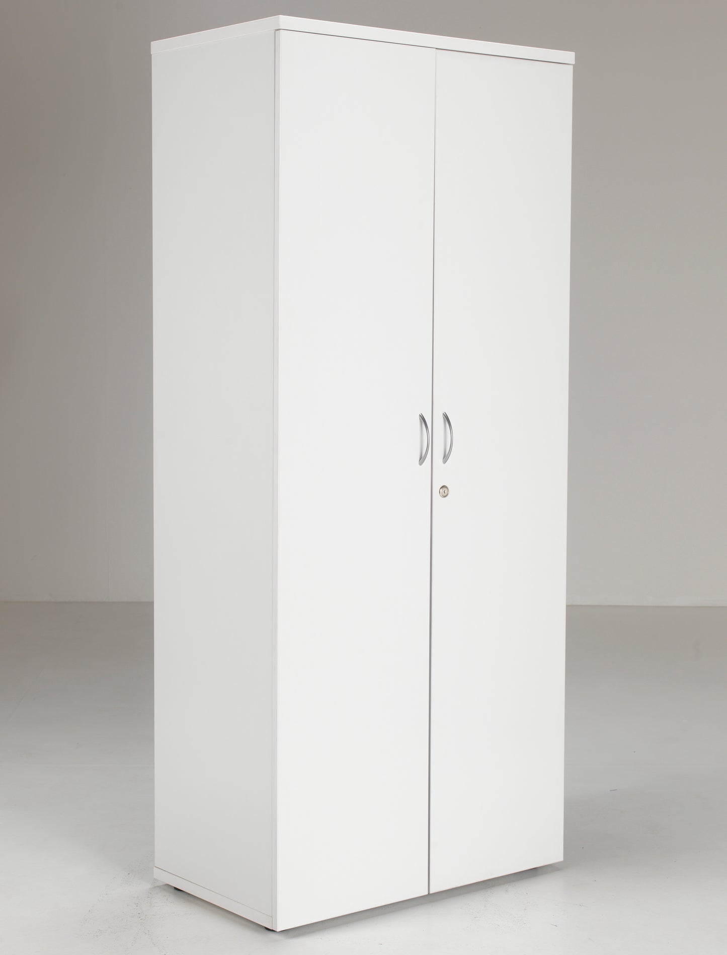 Aztec|4 Shelf|Wooden|Cupboard|1800|White