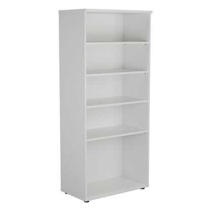 Aztec|4 Shelf|Wooden|Bookcase|1800|White