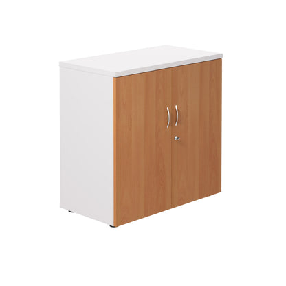 Aztec|1 Shelf|Wooden|Cupboard|800|Beech-White